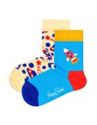 Happy Socks Set de sosete din amestec de bumbac organic - 2 perechi - Multicolor