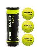 Head Set 3 mingi tenis Team - Verde