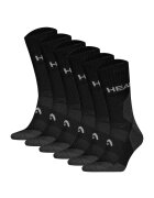 Head Set de 6 perechi de sosete unisex pentru drumetii All Climates - Negru