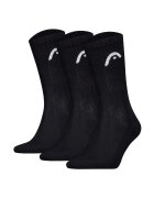 Head Set de sosete lungi unisex pentru antrenament - 3 perechi - Negru