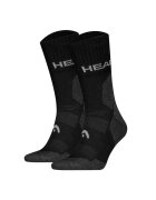 Head Set de sosete lungi unisex pentru drumetii - 2 perechi - Negru