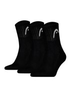 Head Set de sosete unisex pentru antrenament - 3 perechi - Negru