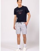Heavy Tools Pantaloni scurti cu buzunare cu fermoar - Gri deschis melange