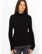 Heavy Tools Pulover slim fit striat - Negru
