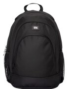 Heavy Tools Rucsac cu buzunar exterior si amortizare pe partea din spate - Negru/Alb optic
