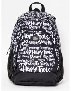 Heavy Tools Rucsac unisex cu doua compartimente Ettie 25 - Alb/Negru