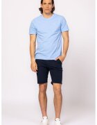 Heavy Tools Tricou din bumbac cu decolteu la baza gatului - Albastru deschis