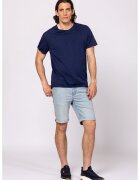 Heavy Tools Tricou din bumbac cu decolteu la baza gatului - Albastru inchis