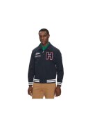 Hechter Paris Jacheta sport barbati - bumbac/poliester - bleumarin