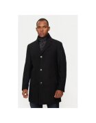 Hechter Paris Palton barbati - 304695506 - Lana/Poliester - Negru - Negru