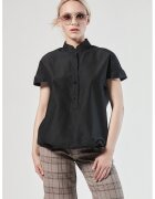 HELENE GALWAS Bluza cu guler Mao Fee - Negru