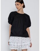HELENE GALWAS Bluza cu maneci bufante Gio - Negru