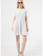 HELENE GALWAS Rochie mini evazata Funda - Alb optic