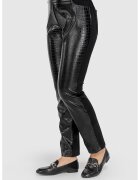Helmidge Pantaloni de piele ecologica - Negru