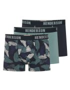Henderson Boxeri (crac mai lung)Scope 3-pak albastru turcoaz - verde - Multicolor
