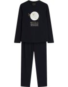 Henderson Pijama dama Dairoku - Negru - Bumbac
