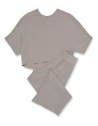 Henderson Pijama dama Fave - verde - bumbac 100% - maneci 3/4 - design elegant - set
