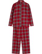Henderson Pijamale dama - model in carouri - rosu - bumbac