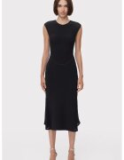 HERVE LEGER Rochie midi fara maneci si decolteu rotund - Negru