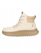 HEYDUDE Ghete Chelsea de piele naturala pentru Femei - Wendy Peak Apres Twill - Bej - Bej