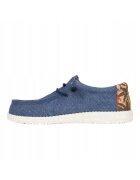 HEYDUDE Mocasini Barbati Spuma EVA - Wally Palm Jute - Albastru - Albastru