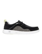 HEYDUDE Mocasini din material textil cu model uni - Negru/Gri inchis