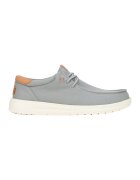 HEYDUDE Mocasini din material textil cu sireturi - Gri