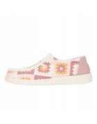 HEYDUDE Mocasini Femei Spuma EVA - Wendy Cottage Crochet - Roz - Roz