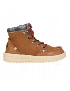 HEYDUDE Pantofi Copii Cizme Iarna Piele - Bradley Youth Classic - Maro -