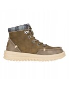 HEYDUDE Pantofi Copii Cizme Iarna Piele - Bradley Youth Classic - Maro - Maro