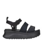 HEYDUDE Sandale cu talpa wedge si catarama - Negru