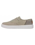 HEYDUDE Tenisi Femei Spuma EVA - Conway Craft Linen - Alb - Alb