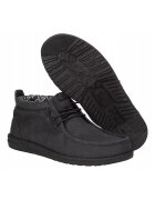 HEYDUDE WALLY MID CANVAS 40701 - Negru