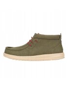 HEYDUDE WALLY MID WAXED CANVAS 41868 - Verde