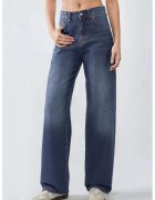 HiCCUP Blugi dama croiala dreapta Denim albastru mediu - Albastru
