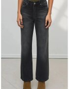 HiCCUP Blugi dama denim - picior drept - negru