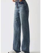 HiCCUP Blugi dama drepti - talie normala - denim - albastri - M - Albastru