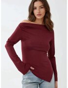 HiCCUP Bluza asimetrica uni cu maneci lungi
