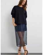 HiCCUP Bluza dama bleumarin - croiala lejera - Albastru