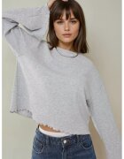 HiCCUP Bluza dama bumbac/elastan - gri