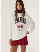 HiCCUP Bluza de trening cu guler rotund lejer