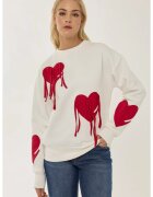 HiCCUP Bluza de trening cu imprimeu inimi