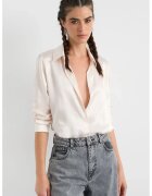 HiCCUP Camasa clasica dama - satin - bej deschis