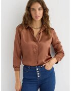 HiCCUP Camasa clasica dama - satin - maro