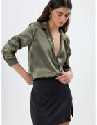HiCCUP Camasa clasica dama - satin - verde
