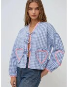 HiCCUP Camasa dama bumbac/poliester - in carouri - multicolor