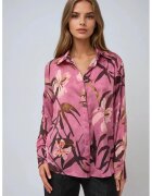 HiCCUP Camasa dama maneca lunga - imprimeu floral - poliester - multicolor
