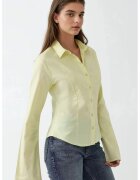 HiCCUP Camasa dama - textil - galben