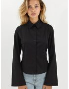 HiCCUP Camasa dama textil - Negru