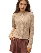 HiCCUP Cardigan dama - Tricot - natural -